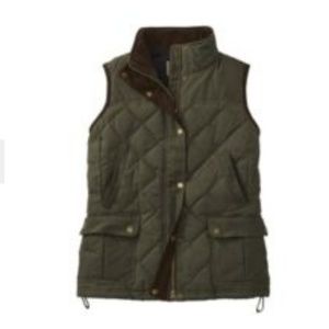 Green LLBean Vest